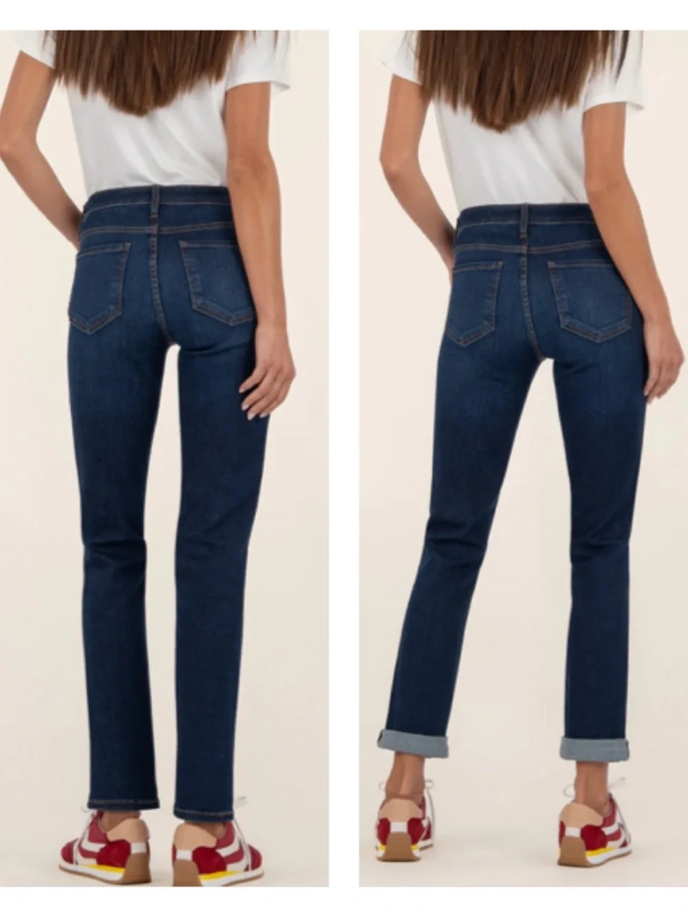 Kut From The Kloth Catherine Boyfriend Jeans Mid Rise Women Size 4 x 30 Stretch - Picture 14 of 14